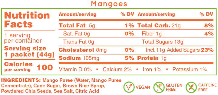 Gel Energético Huma Mango
