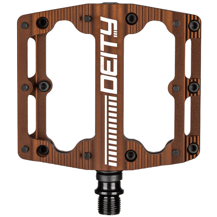 PEDAL FLAT DEITY BLACK KAT BRONZE