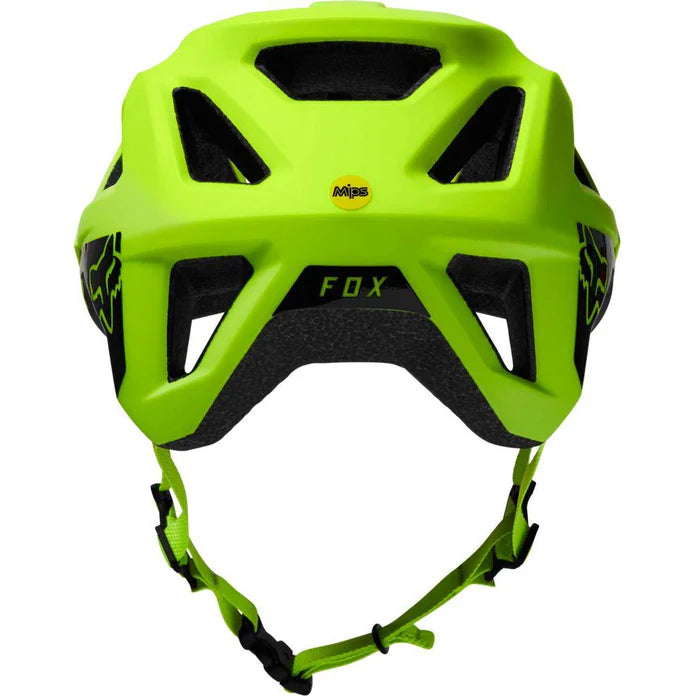 Casco Fox Mainframe TRVRS Amarillo Fluor