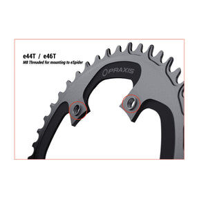 Corona Praxis Road eRing 46T 110BCD Narrow Wide (Rosca)