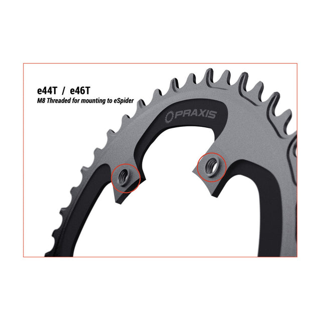 Corona Praxis Road eRing 46T 110BCD Narrow Wide (Rosca)