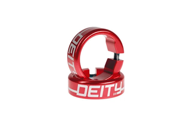 DEITY GRIP CLAMPS - RED