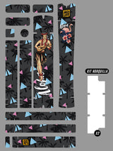 Proline Bike Guard Aloha Negro (Cuadro+Horquilla)
