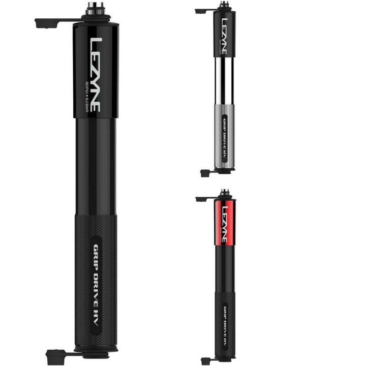 Bombin De Mano Grip Drive Hv Medium Black Lezyne