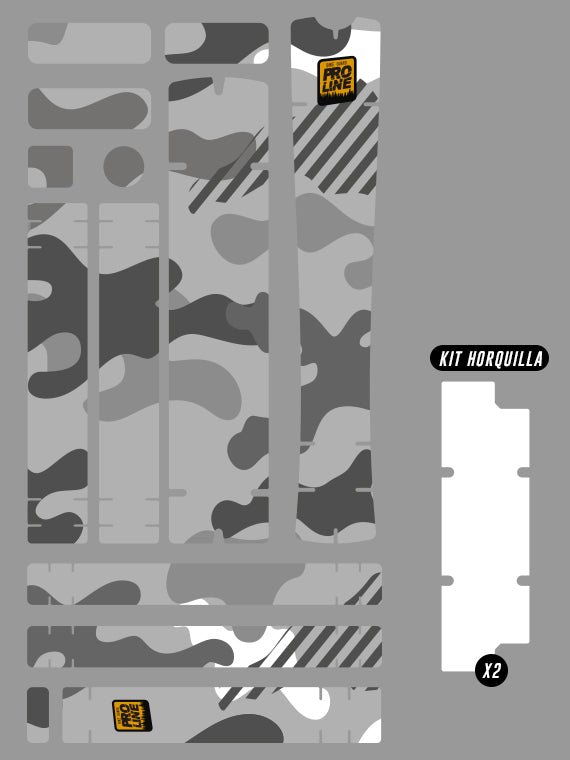Proline Bike Guard Camo Transparente (Cuadro+Horquilla)