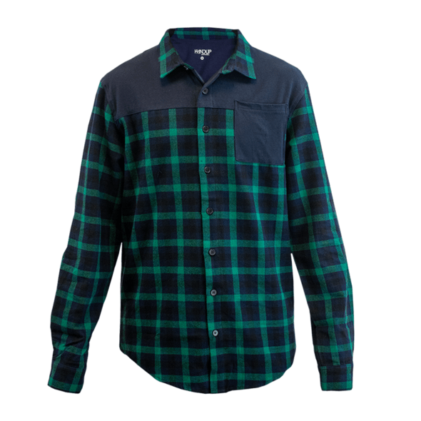 Camisa Handup Flextop Verde/Navy