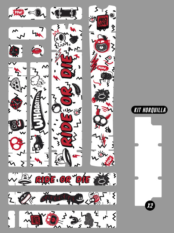 Proline Bike Guard Graffiti (Cuadro+Horquilla)